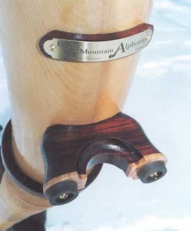 Cocobola Alphorn foot and trim